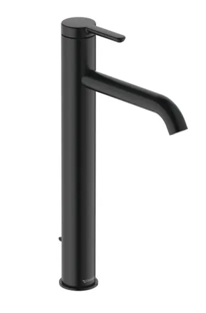 Duravit C.1 - izlietnes maisītājs ar izteku, matēti melns C11040001046