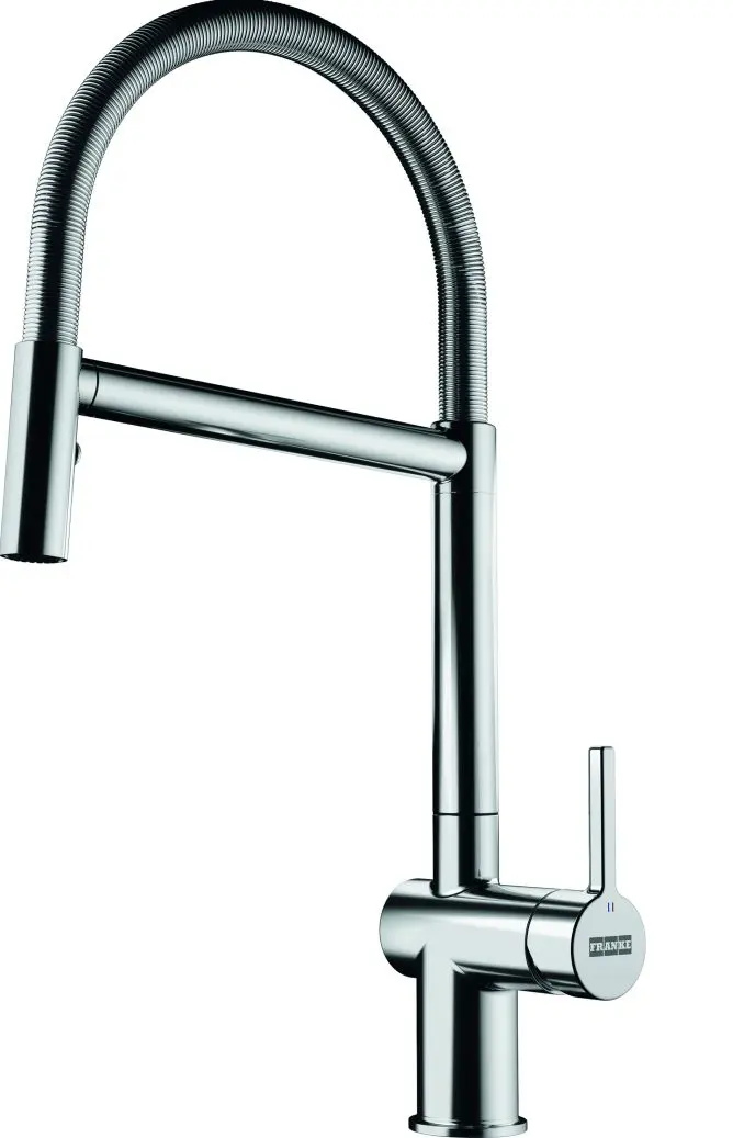 Franke Active - virtuves izlietnes maisītājs FN 3407.031, ar elastīgu izteku, hroms 115.0653.407
