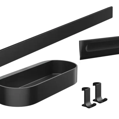 Hansgrohe WallStoris - vannas istabas aksesuāri, matēti melns 27967670