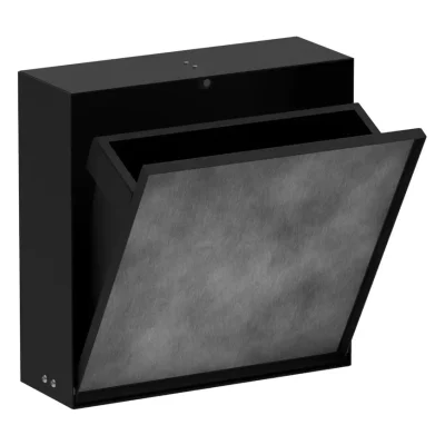 Hansgrohe XtraStoris Rock - zemapmetuma atkritumu konteiners 4 l, matēti melns 56089670