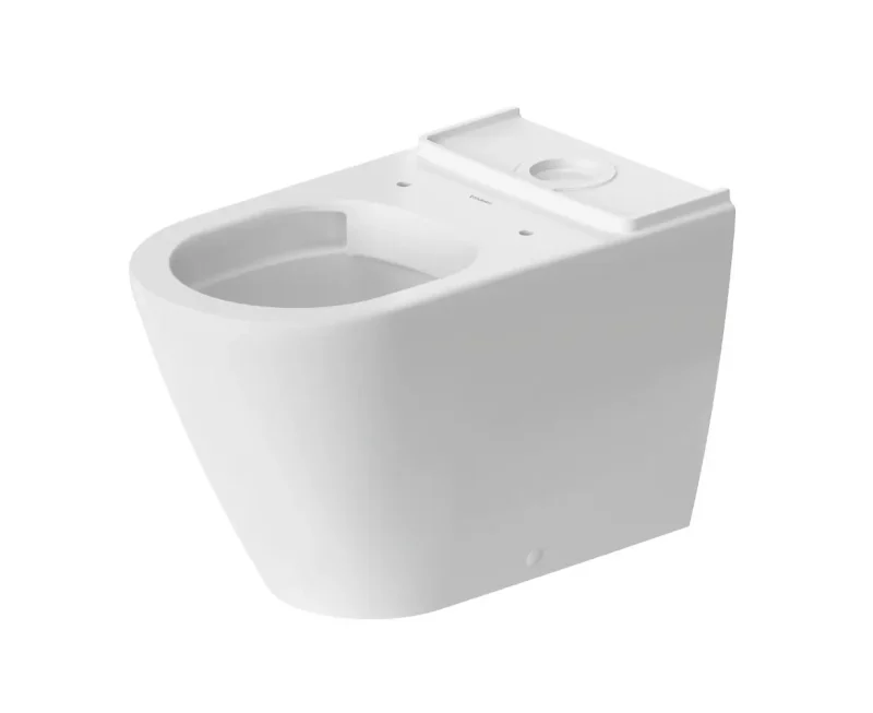 Duravit D-Neo - WC kombinācija ar podu, Vario noteka, Rimless, DuraShield, matēti balts 200209AC00
