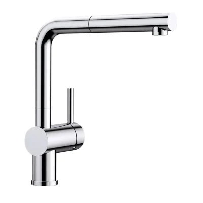 Blanco Linus S - izlietnes maisītājs ar izvelkamu izteku, ECO, hroms 528152