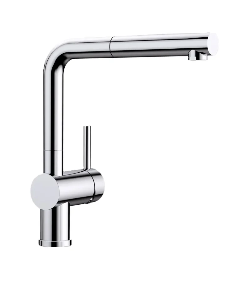 Blanco Linus S - izlietnes maisītājs ar izvelkamu izteku, ECO, hroms 528152