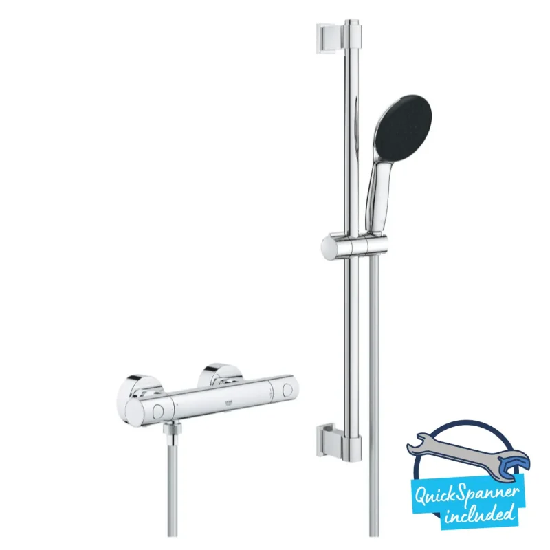 Grohe Precision Get - dušas komplekts ar termostatu, hroms 34856000