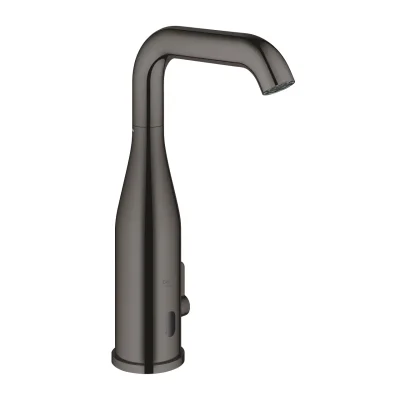 Grohe Essence E - infrasarkanā elektronika izlietnes maisītājam ar maisītāju un regulējamu temperatūras ierobežotāju, Hard Graphite 36445A00