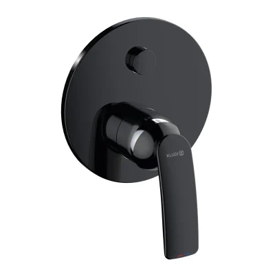 Kludi Balance - zemapmetuma maisītājs 2 patērētājiem, matēti melns/hroms 527598775