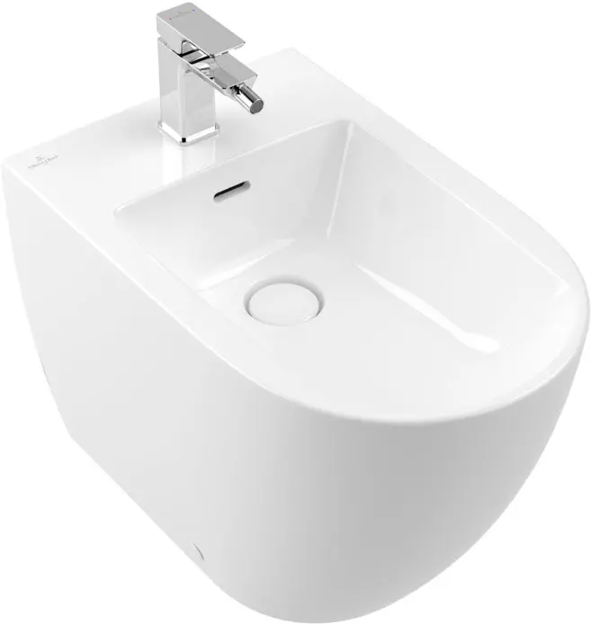 Villeroy & Boch Subway 3.0 - stāvbide ar pārplūdi, 1 caurums maisītājam, Alpu balts 44710001