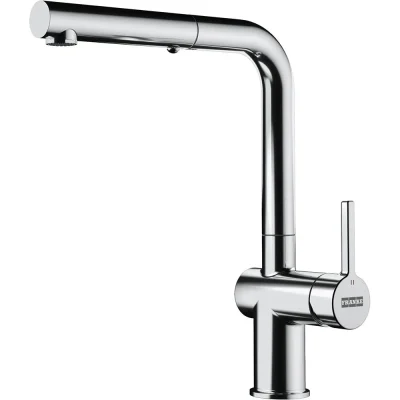 Franke Active New - virtuves izlietnes maisītājs FN 6110.031, ar izvelkamu dušu, hroms 115.0653.379