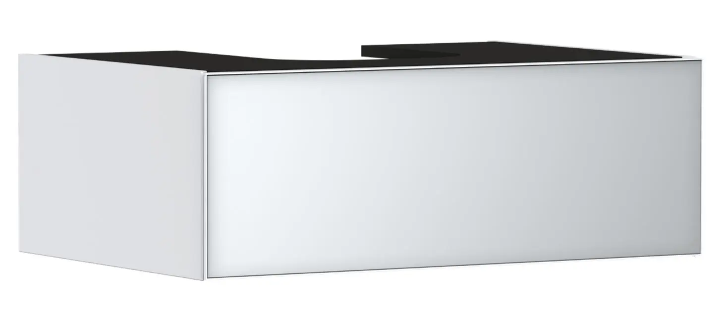 Hansgrohe Xevolos E - izlietnes skapītis, 28x78x55 cm, 1 atvilktne, matēti balts/metāliski balts 54310320