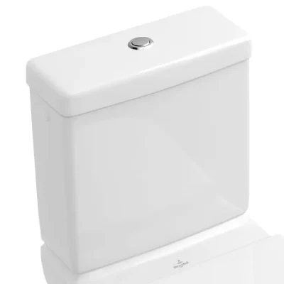 Villeroy & Boch Subway - skalošanas tvertne kombinētam WC, ūdens padeve no aizmugures/sāniem, Alpu balts 77231101