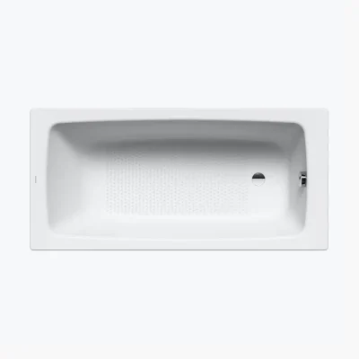 Kaldewei Advantage - Taisnstūra vanna Cayono 747, 150x70 cm, pilna pretslīdes, pērļu efekts, balta 274734013001