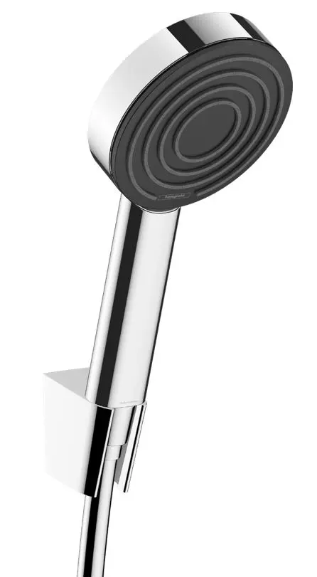 Hansgrohe Pulsify S - rokas duša, turētāja un šļūtenes komplekts, EcoSmart+, hroms 24307000