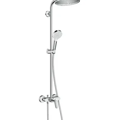 Hansgrohe Crometta - dušas komplekts Showerpipe S 240 ar maisītāju, hroms 27269000