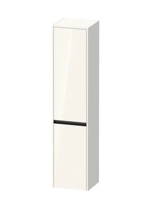 Duravit Ketho.2 - augstais skapis 176x40x36 cm, ar 2 durvīm, eņģes labajā pusē, balts spīdīgs K21329R22220000