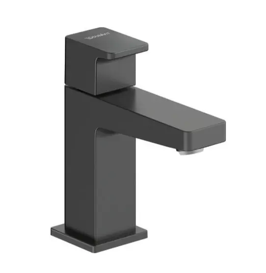 Duravit Manhattan - izlietnes stāvvārsts, matēti melns MH1080002046