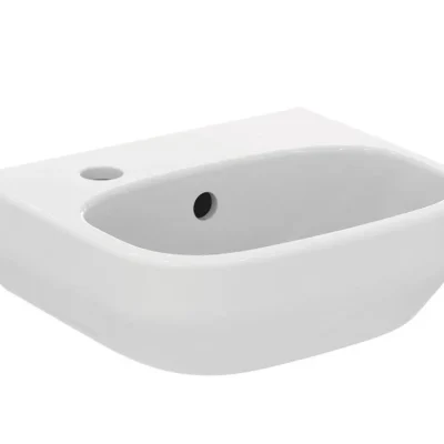 Ideal Standard i.Life A - roku mazgāšanas izlietne 35x30 cm, ar pārplūdi, jaucējkrāna caurums kreisajā pusē, balta T470901