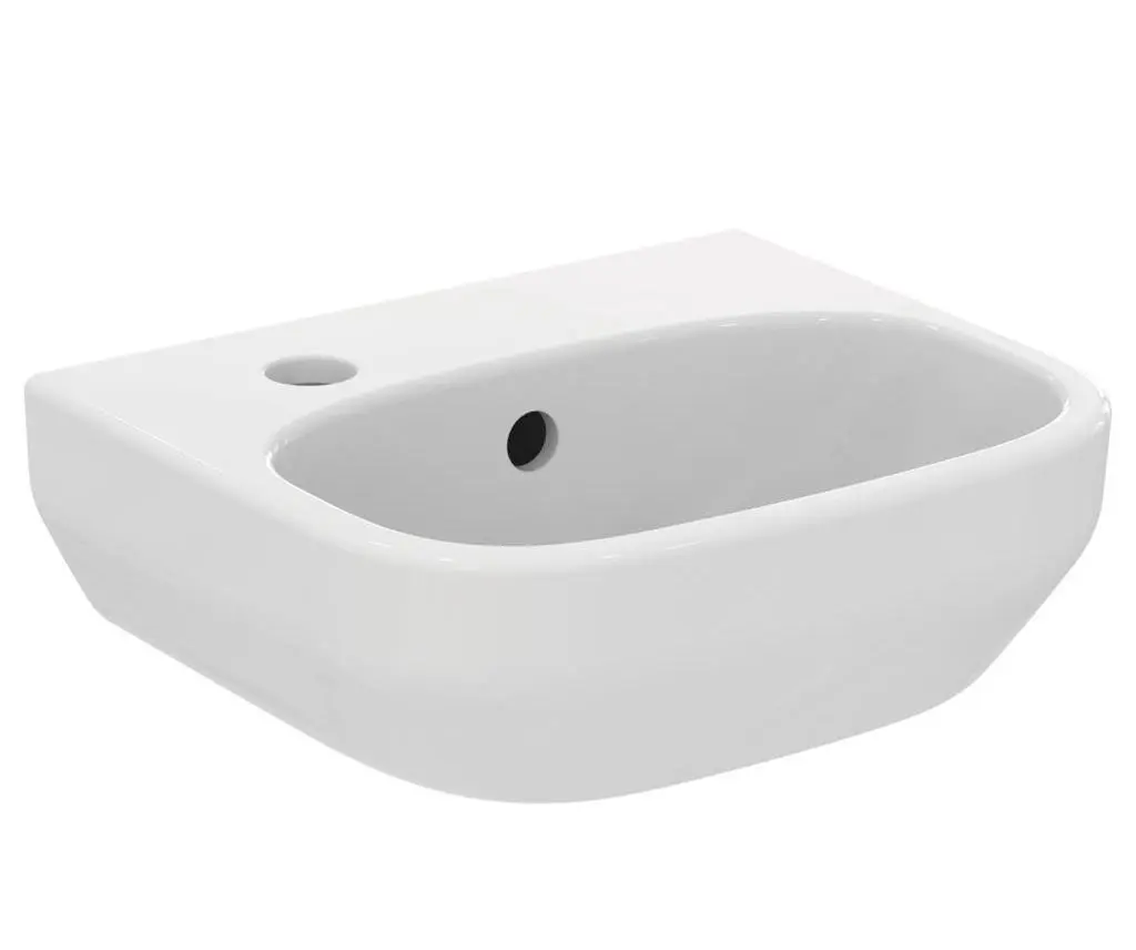 Ideal Standard i.Life A - roku mazgāšanas izlietne 35x30 cm, ar pārplūdi, jaucējkrāna caurums kreisajā pusē, balta T470901