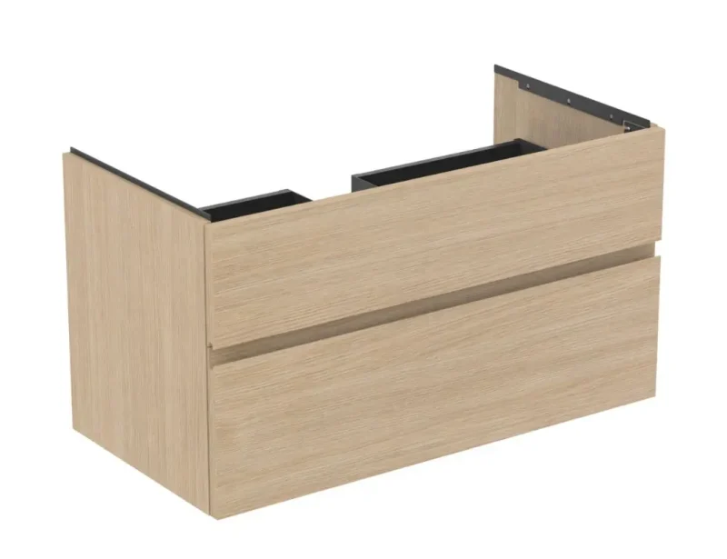 Ideal Standard Finesse - izlietnes skapītis 100x51x55 cm, 2 atvilktnes, balts ozols E3397US
