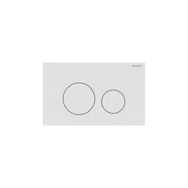 Geberit Sigma40 - WC vadības plate, easy to clean, balta matēta 115.628.JT.1