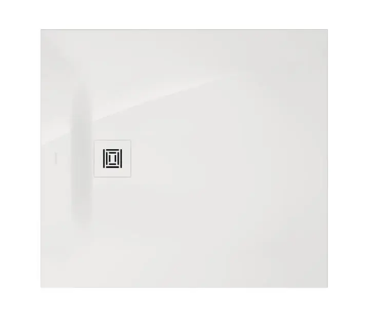 Duravit Sustano - dušas paliktnis 100x90 cm, DuraSolid, balts spīdīgs 720274730000000