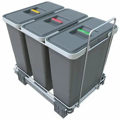 Elletipi Ecofil - iebūvēts atkritumu konteiners, sadalīts, 36 l PF01 34B4