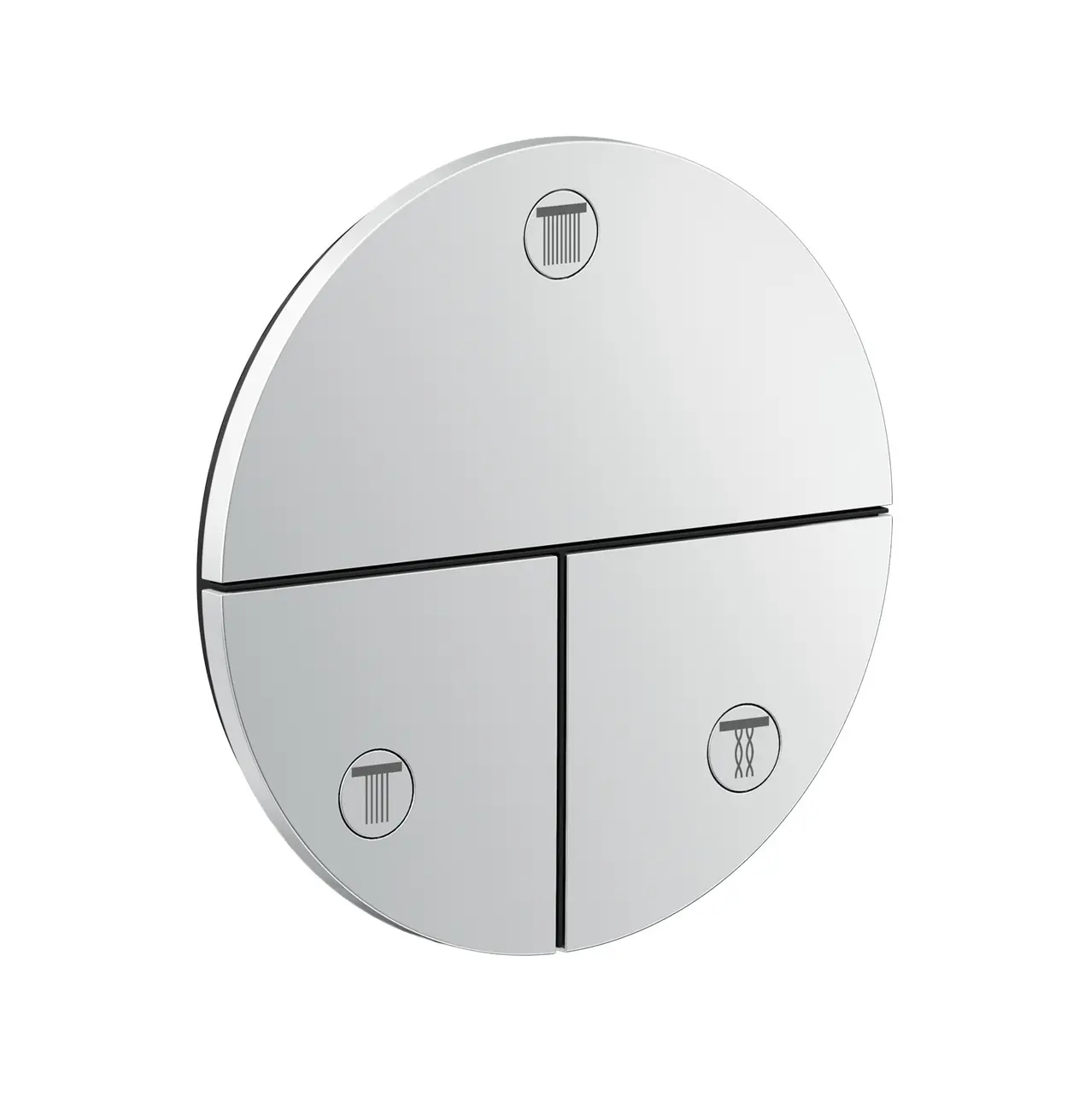 Axor ShowerSelect ID - zemapmetuma vārsts, 3 patērētājiem, hroms 36779000