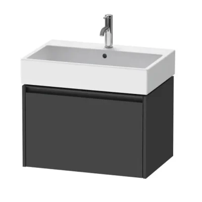 Duravit Ketho.2 - izlietnes skapītis, 44x68x46 cm, 1 atvilktne, grafīts matēts K25076049490000