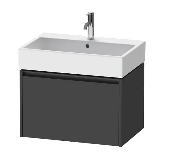 Duravit Ketho.2 - izlietnes skapītis, 44x68x46 cm, 1 atvilktne, grafīts matēts K25076049490000
