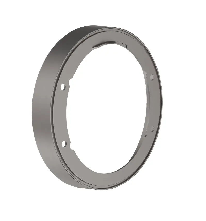 Hansgrohe piederumi - pagarinājuma rozete, diametrs 150 mm, hroms melns birstēts 13597340
