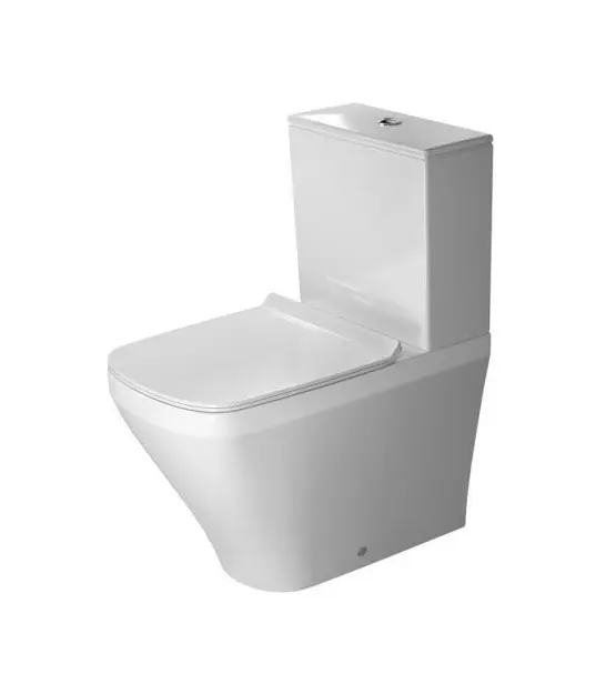 Duravit DuraStyle - stāvošā WC kombinācija, Vario noteka, ar HygieneGlaze, Alpu balts 2155092000