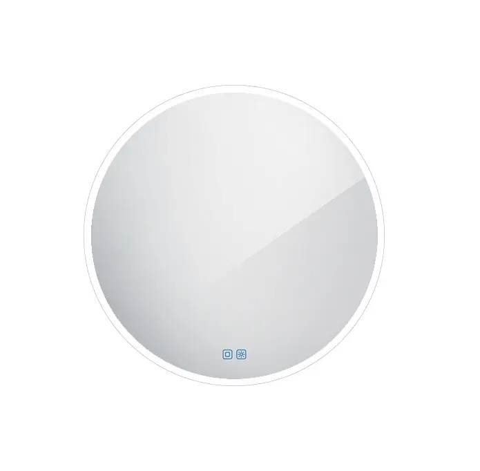 Nimco spogulis - spogulis ar LED apgaismojumu, diametrs 80 cm, skārien sensors, alumīnijs ZP 26002RVX