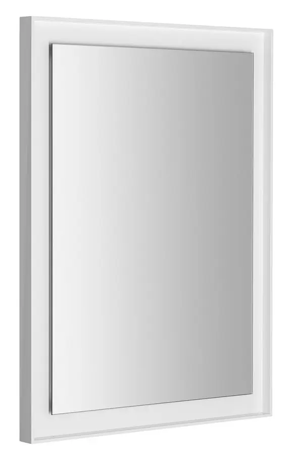 Sapho Flut - spogulis Flut ar LED apgaismojumu 60x80 cm, balts FT060