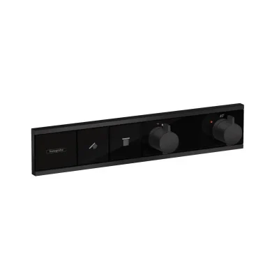 Hansgrohe RainSelect - zemapmetuma maisītājs 2 patērētājiem, matēti melns 15380670