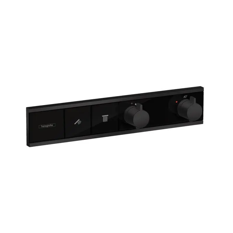 Hansgrohe RainSelect - zemapmetuma maisītājs 2 patērētājiem, matēti melns 15380670