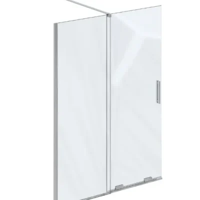 Ravak Roll - dušas starpsiena Walk-In 100x195 cm, hroms/caurspīdīgs stikls X9WVA0C00Z1
