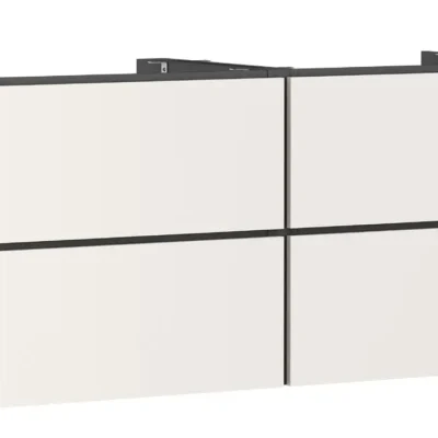 Hansgrohe Xilesa E - izlietnes apakšskapītis, 62x138x55 cm, 4 atvilktnes, matēti bēšs 54305780