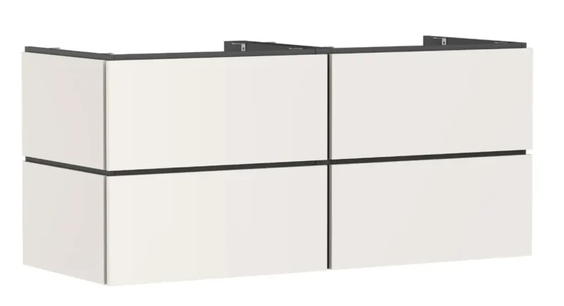 Hansgrohe Xilesa E - izlietnes apakšskapītis, 62x138x55 cm, 4 atvilktnes, matēti bēšs 54306780
