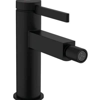 Hansgrohe Finoris - bideta maisītājs ar noteces komplektu Push-Open, matēti melns 76200670