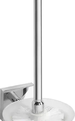 Sapho X-SQUARE - tualetes birste ar turētāju, montāža pie sienas, hromēts XQ301