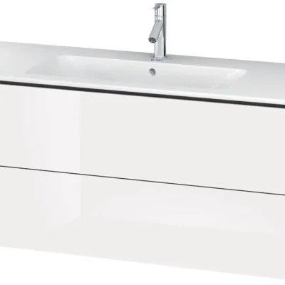 Duravit L-Cube - izlietnes skapītis 55x122x48 cm, 2 atvilktnes, balts spīdīgs LC624302222
