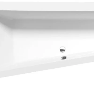 Polysan vannan - Asimetriska vanna Andra Slim L, 170x90x45 cm, balta 81111S