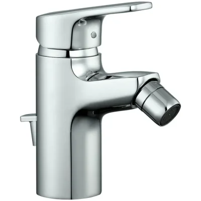 Laufen Citypro - vienas sviras bideta maisītājs ar noteci, hroms HF500910100000