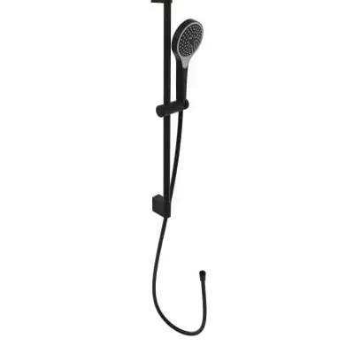 Villeroy & Boch Verve Showers - komplekts ar rokas dušu, stieni un šļūteni, 3 strūklu veidi, matēti melns TVS109007UK0K5