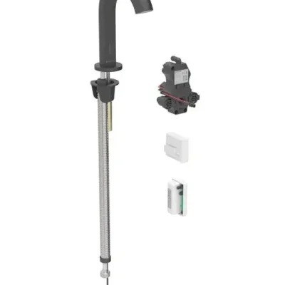 Geberit Piave - elektronisks izlietnes maisītājs, ģeneratora darbība, easy to clean, matēti melns 116.186.14.1