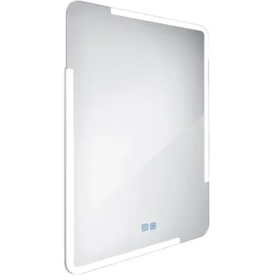 Nimco spogulis - spogulis ar LED apgaismojumu, 60x80 cm, skārienjutīgs sensors, alumīnijs ZP 15002VX