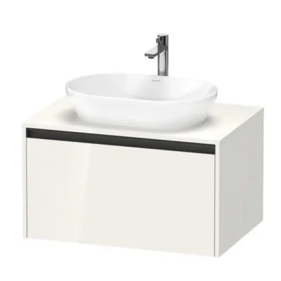 Duravit Ketho.2 - izlietnes skapītis 46x80x55 cm, 1 atvilktne, balts spīdīgs K24885022220000