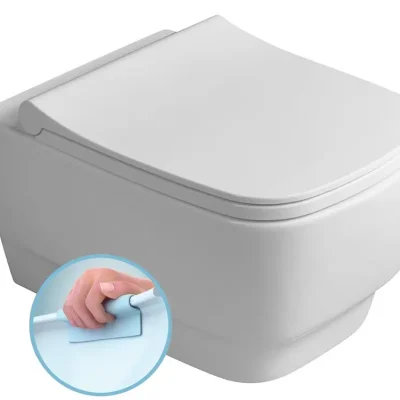 Sapho sanitārā keramika - pie sienas stiprināms WC, Rimless, balts 100214