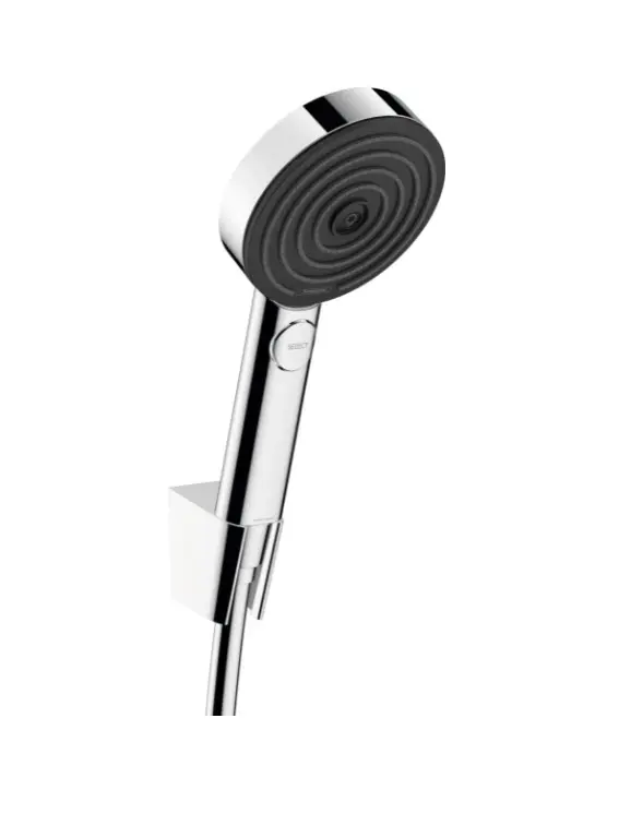 Hansgrohe Pulsify Select - dušas komplekts, 3 strūklas veidi, ar turētāju un 160 cm šļūteni, hroms 24303000