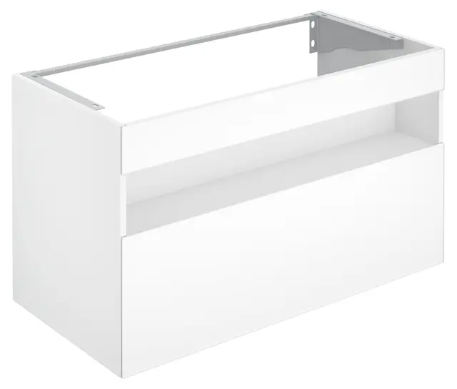 Keuco Stageline - izlietnes apakšskapītis, 100x63x49 cm, ar apgaismojumu un USB, balts 32872300100