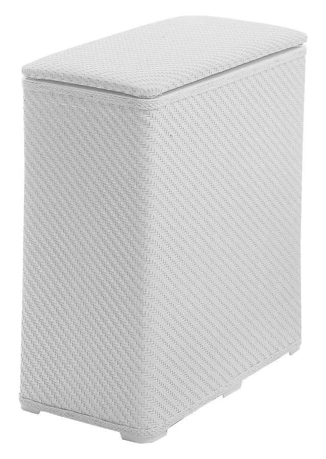 Aqualine Accessoires - veļas grozs 50x55x28 cm, balts 203802